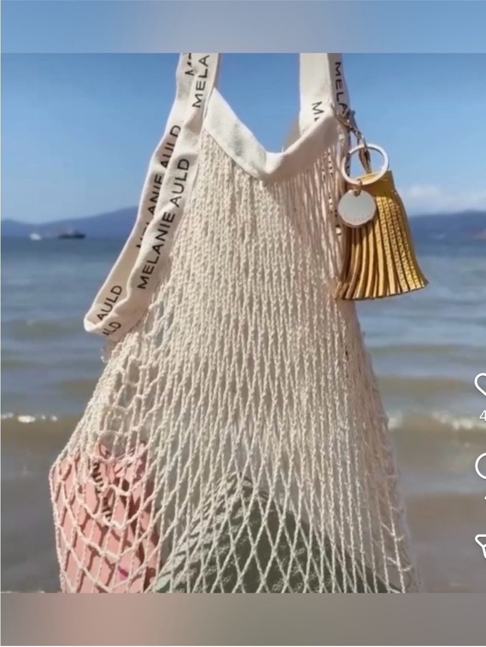 FREE w/purchase Melanie Auld Netted Market Tote Bag